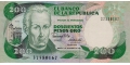 Colombia 200 1989 UNC P-429/d